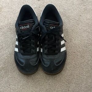 adidas Black and White Samba Low-Profile Sneakers